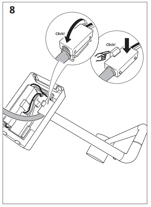 IKEA NYMANE Wall Lamp with Swing Arm - 9