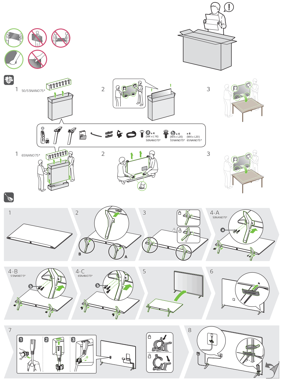LG 50NANO75UQA 50 Inch Class LED 4K UHD Smart webOS TV - 1