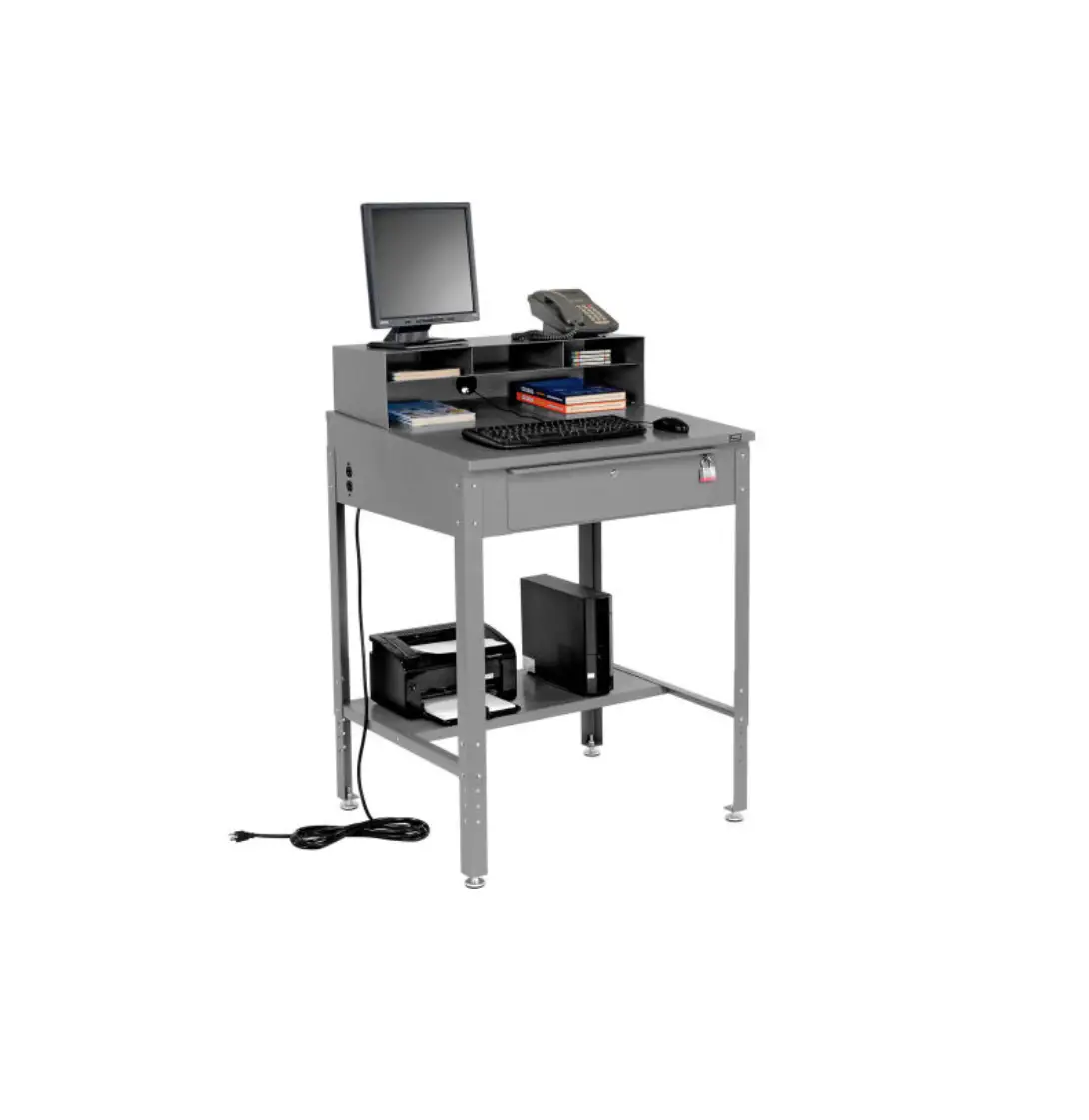 Global Industrial 254635gy Sloped Shop Desk Instructions