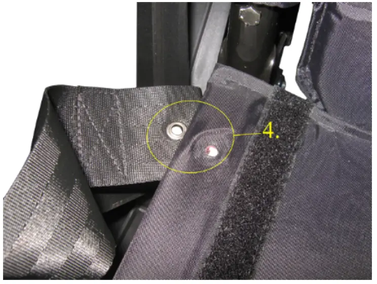 drive STDS850 Seat Belt - cross brace