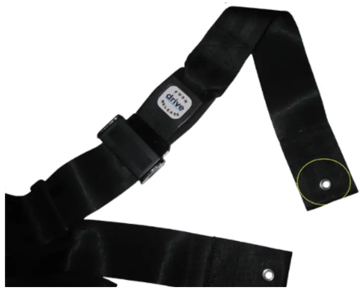 drive STDS850 Seat Belt - facing up