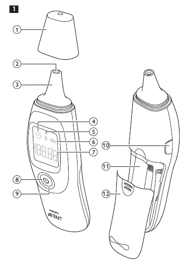 Philips Avent Sch740 Ear Thermometer Instruction Manual Philips Avent Sch740 Ear Thermometer Instruction Manual