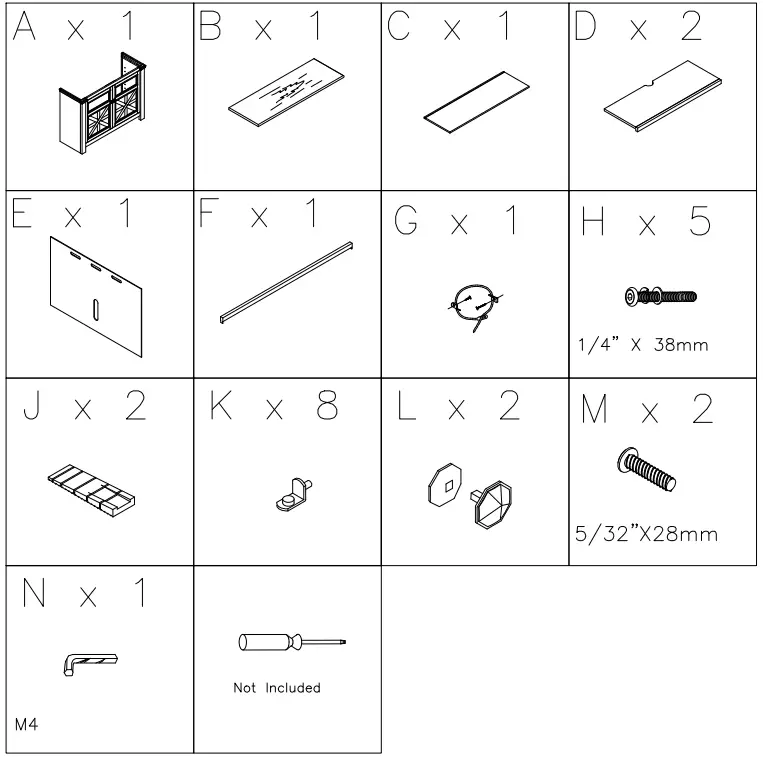 ASHLEY W647-28 Bolanburg 50 Inch TV Stand -