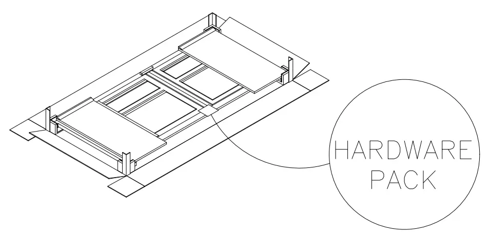 ASHLEY W647-28 Bolanburg 50 Inch TV Stand - fig 1