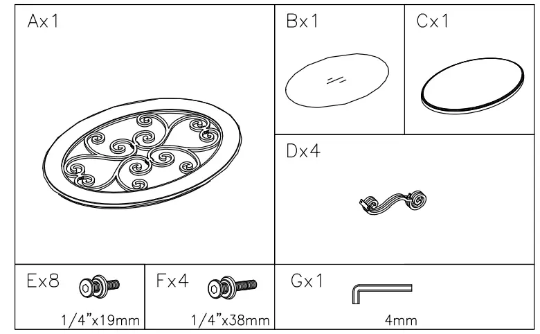 ASHLEY T517-0 Nestor Oval Cocktail Table - Figure 1