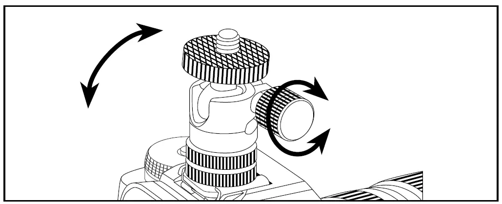 elvid Heavy Duty Camera Shoe Mount Adapter with Ball Head 4