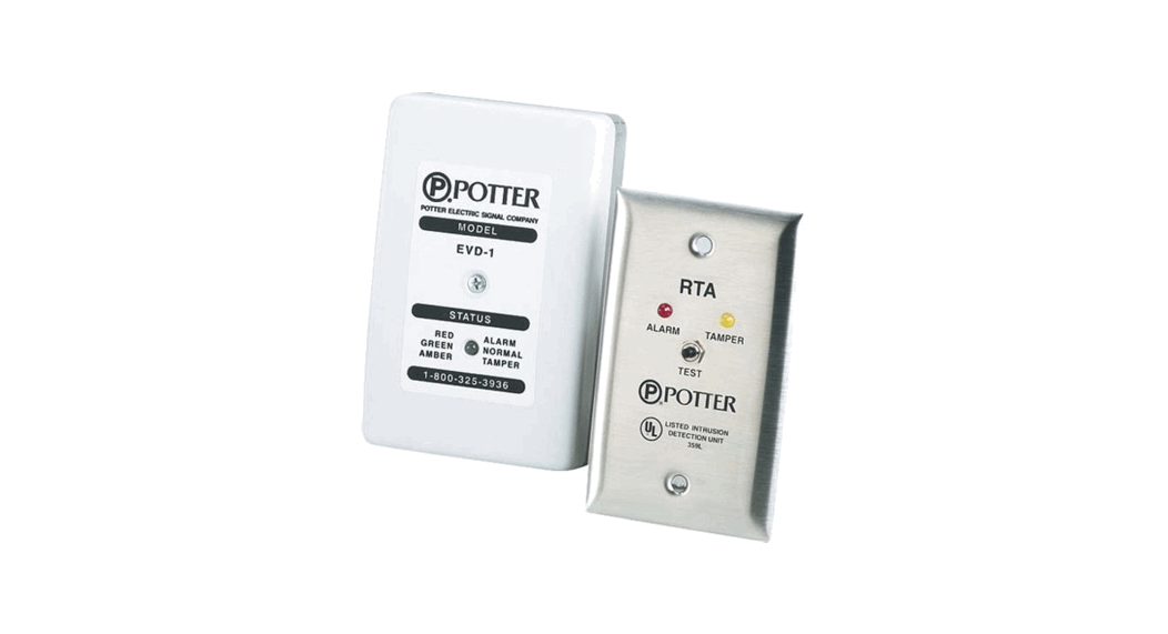 Potter Evd-1 Electronic Vibration Detector System Owner's Manual