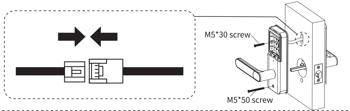 Connect wire connector and install Interior Assembly (Step 5)