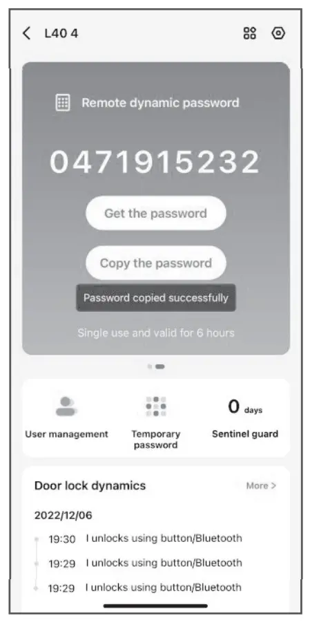 To Register member unlock information