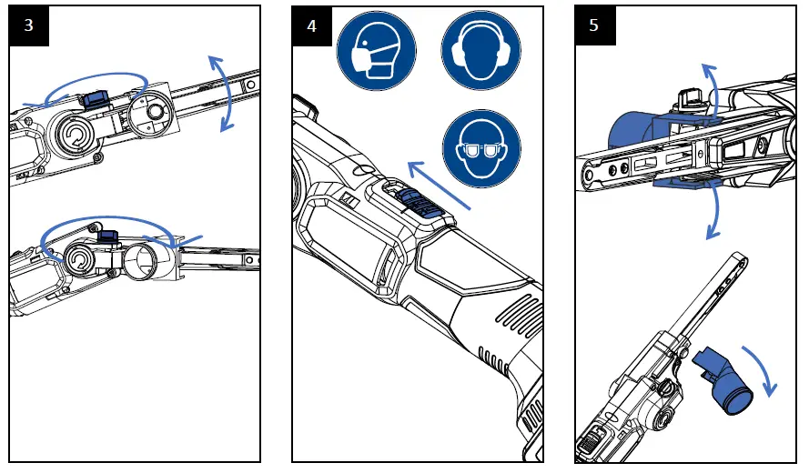 Westfalia-WABF18-18-V Li-Ion-Battery-Powered-Belt-Sander-3