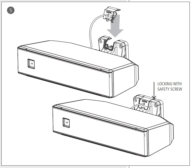 RCF MF 33EN Two Way Passive Ceiling Speaker - LOW IMPEDANCE CONNECTION 12