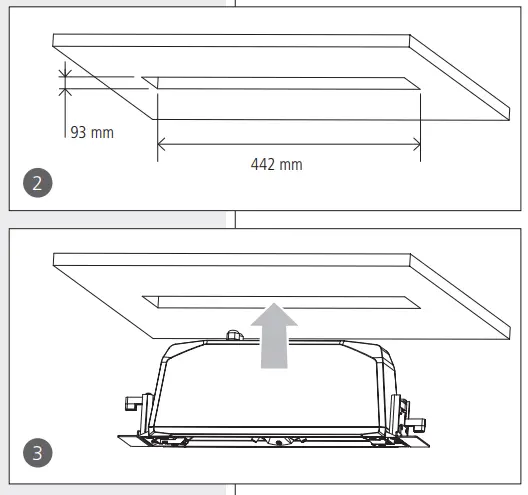 RCF MF 33EN Two Way Passive Ceiling Speaker - LOW IMPEDANCE CONNECTION 6