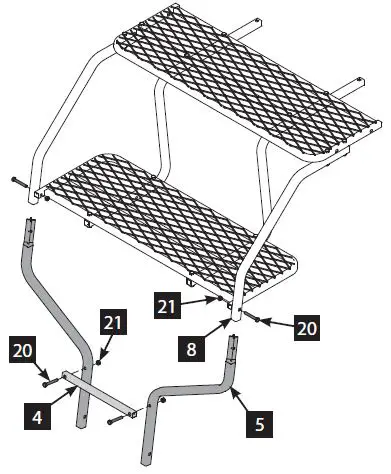RIVERS-EDGE-RE649-18-Foot 2-Man-Ladder-Stand-5