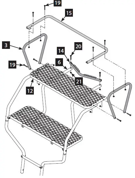 RIVERS-EDGE-RE649-18-Foot 2-Man-Ladder-Stand-6