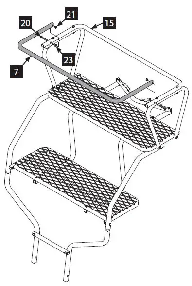 RIVERS-EDGE-RE649-18-Foot 2-Man-Ladder-Stand-7