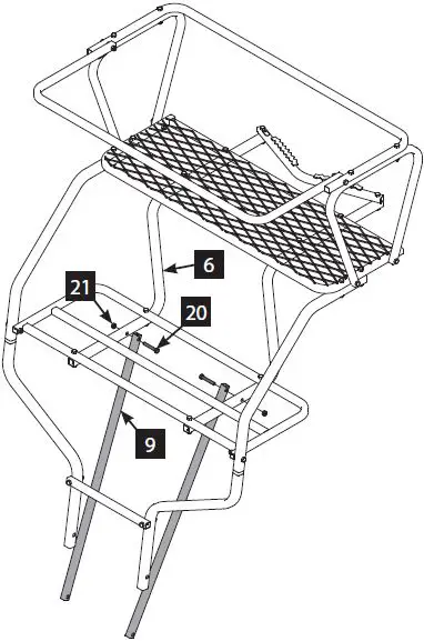 RIVERS-EDGE-RE649-18-Foot 2-Man-Ladder-Stand-8