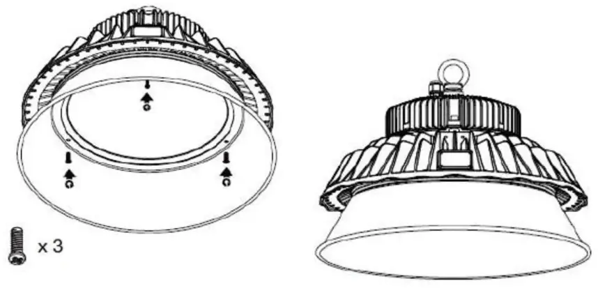 VENTURE LIGHTING BO0002 LED VSolutions High Bay - Installation