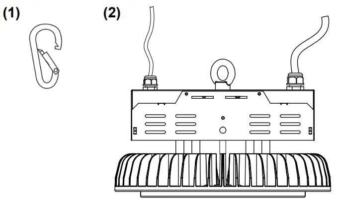 VENTURE LIGHTING BO0002 LED VSolutions High Bay - secure structure