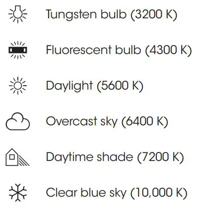LUXLi FIDDLE Pocket-sized Multicolor LED Light User Manual - Icons