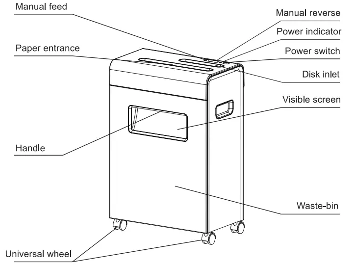 deli-9903-Paper-Shredder-FIG-1