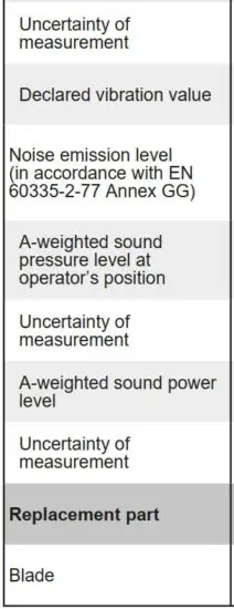 FIG 35 Product specifications