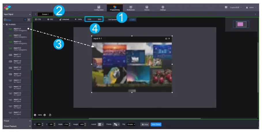 NOVASTAR H Series Video Wall Splicer -- 1234