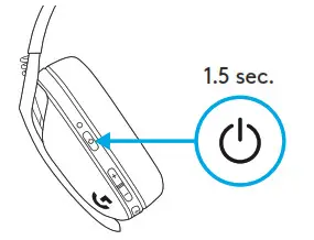 logitech G435 Ultra Light Wireless Bluetooth Gaming Headset - LIGHTSPEED CONNECTION 2