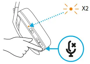 logitech G435 Ultra Light Wireless Bluetooth Gaming Headset - SIDETONE 1