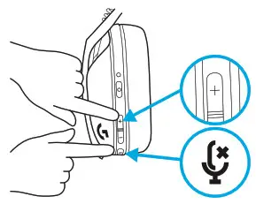 logitech G435 Ultra Light Wireless Bluetooth Gaming Headset - SIDETONE 3