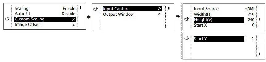NOVASTAR VX2U LED Display Video Controller User Manual - Custom Scaling