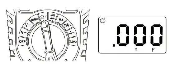 AstroAI M2KOR Digital Multimeter - MEASURING CAPACITANCE