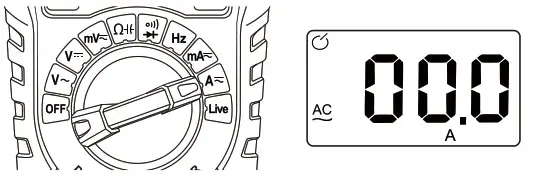 AstroAI M2KOR Digital Multimeter - current dc