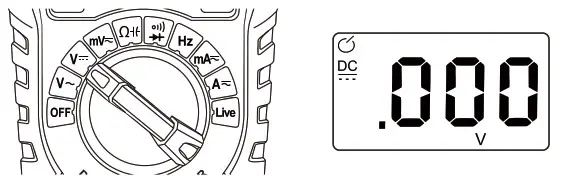 AstroAI M2KOR Digital Multimeter - measurement dc