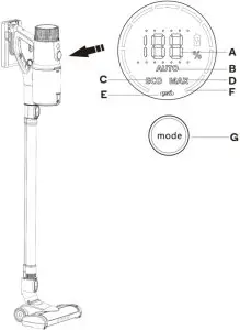Vacuum cleaner smart display