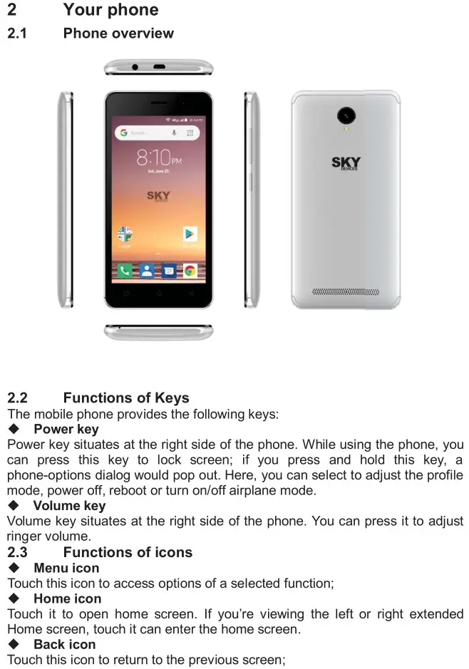 SKY DEVICES Elite C5 Smartphone - Your Phone 1