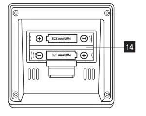 hama 186331 Radio Controlled Clock RC200 - overview1