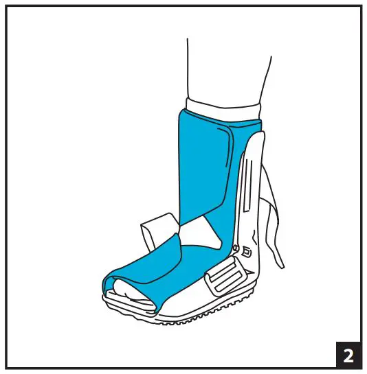AIRCAST 01A-L SP Walker Boot - USING INSTRUCTIONS 2