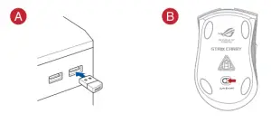ASUS P508 Strix Carry Optical Gaming Mouse- fig a