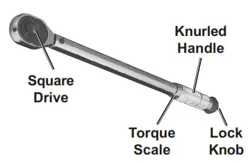 HARBOR FREIGHT 63882 Pittsburgh 1 2 Inch Drive Click Type Torque Wrench - Operating Instructions