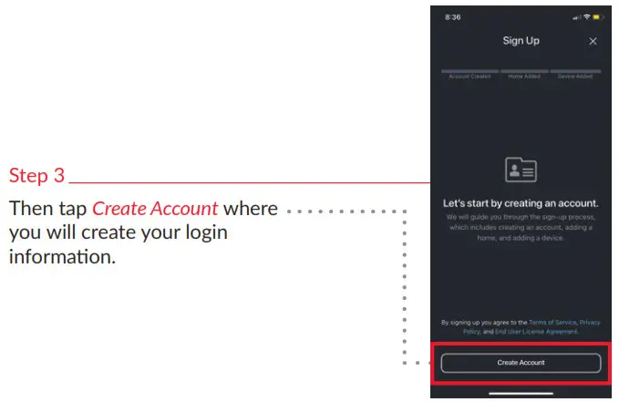 bryant SYSTXBBECC 05RI Evolution Connex Control Registration - Bryant Home app stap 3