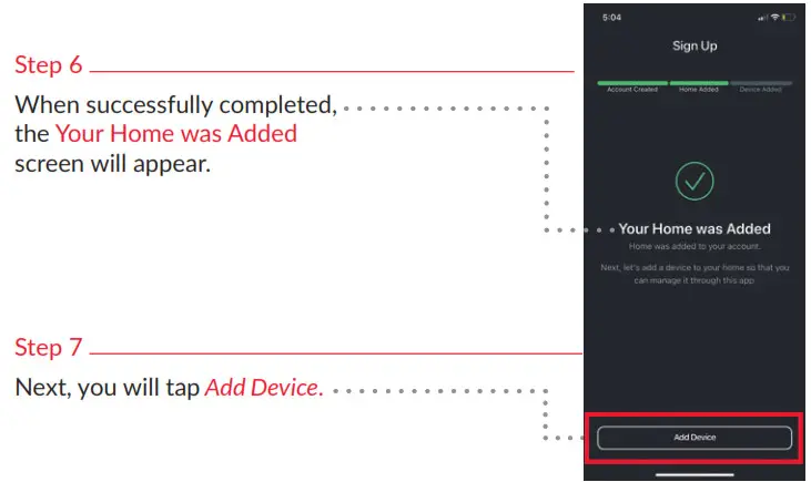 bryant SYSTXBBECC 05RI Evolution Connex Control Registration - Bryant Home app stap 6