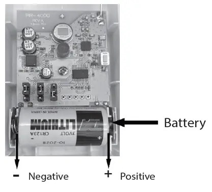 INSTALLING THE BATTERY