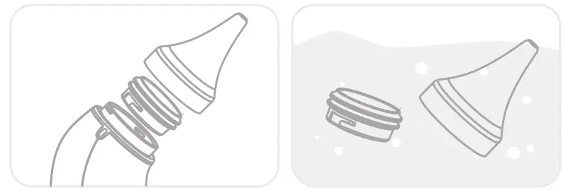 Shenzhen Meishi Technology GT3 Nasal Aspirator - Cleaning and maintenance