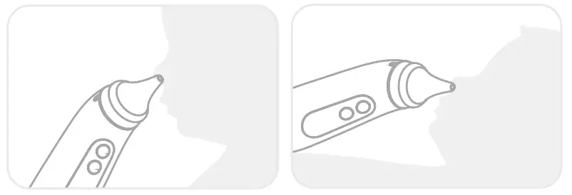 Shenzhen Meishi Technology GT3 Nasal Aspirator - Use irstallation