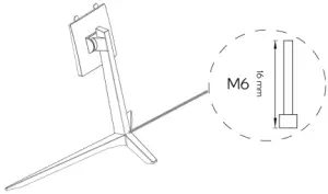 kogan KAMN27F24SB 27-Inch Curved Full HD 240Hz FreeSync Gaming Monitor - attach