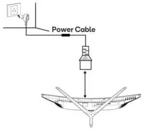 kogan KAMN27F24SB 27-Inch Curved Full HD 240Hz FreeSync Gaming Monitor - cable