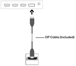 kogan KAMN27F24SB 27-Inch Curved Full HD 240Hz FreeSync Gaming Monitor - dp