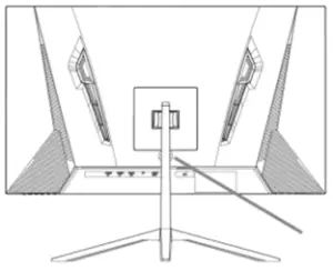 kogan KAMN27F24SB 27-Inch Curved Full HD 240Hz FreeSync Gaming Monitor - insert