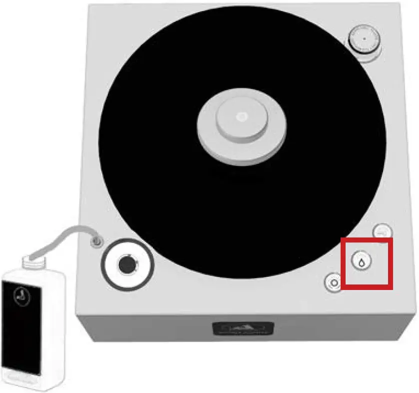 Empty the fluid reservoir tank