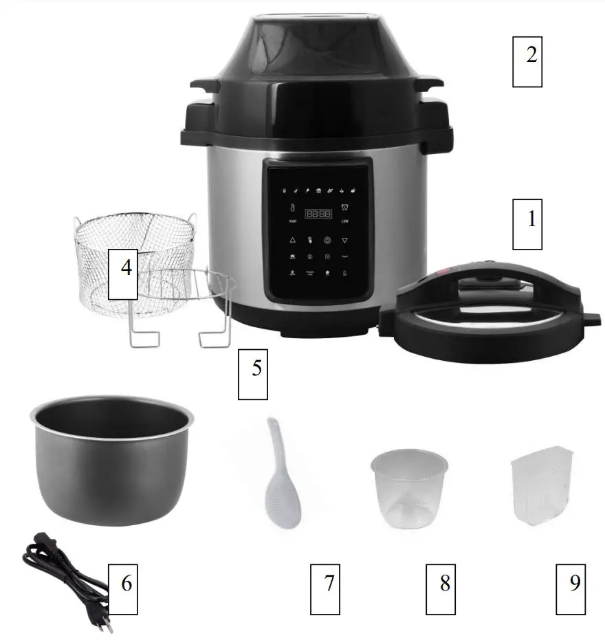 Carl Schmidt Sohn Foodi Pressure Cooker & Air Fryer - Parts & Accessories